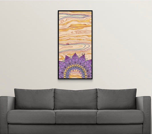 Purple Sunset Mandala