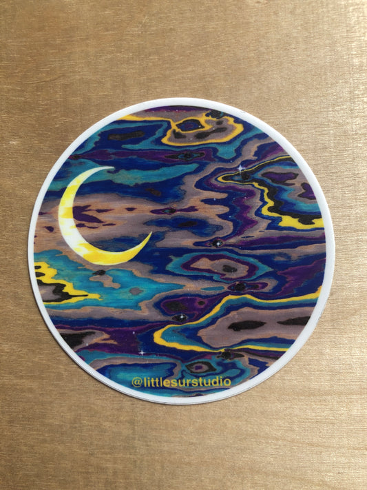 Vinyl Sticker - Midnight Moon