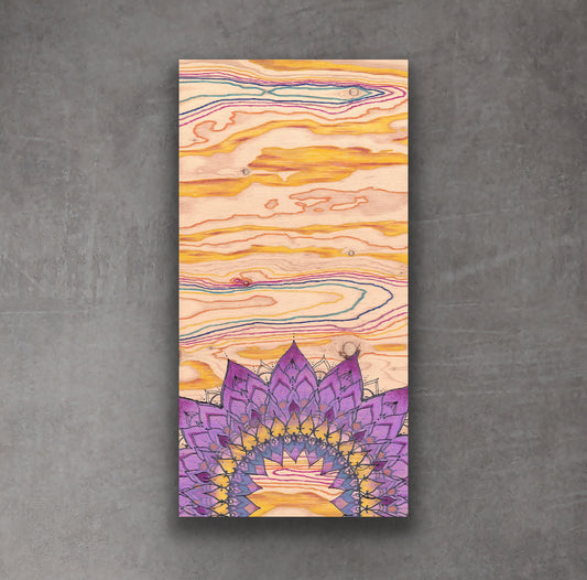 Purple Sunset Mandala